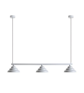 Lustra gri din metal cu 3 becuri Fala Quiet Object