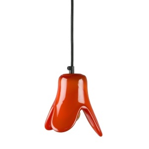 Lustra portocalie din metal Gable Dutchbone