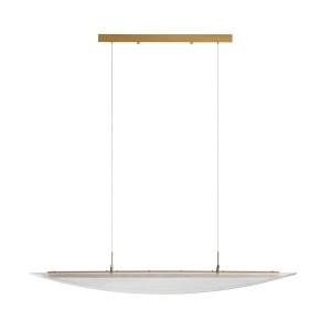 Lustra transparenta/aurie din metal Alcott Thai Natura