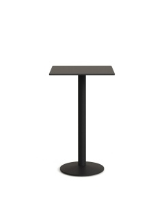 Masa bar exterior neagra din metal 60x60 cm Esilda Kave Home