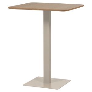 Masa bar maro/crem din lemn 79x79 cm Tablo Woood