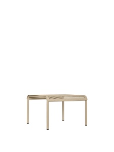 Masa de cafea exterior crem din metal 57x57 cm Dapple Ferm Living
