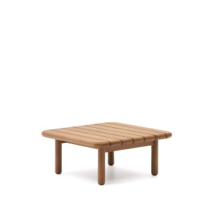 Masa de cafea exterior maro din lemn 70x70 cm Turqueta Kave Home