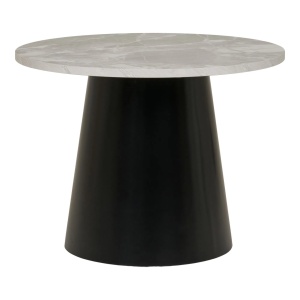 Masa de cafea gri/neagra din metal 60 cm Brito House Nordic