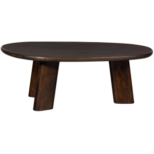 Masa de cafea maro din lemn 60x110 cm Roundly Woood