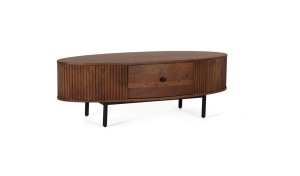 Masa de cafea maro/neagra din lemn 50x120 cm Rich Giner y Colomer