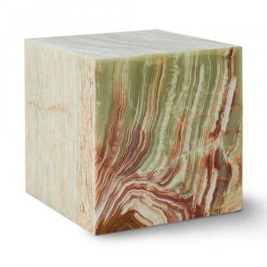 Masa de cafea multicolora din piatra 35x35 cm Hollywood Regency HKliving