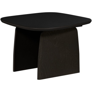 Masa de cafea neagra din lemn 60x60 cm Tablo Woood