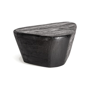 Masa de cafea neagra din lemn 64x77 cm Lestans Vical Home