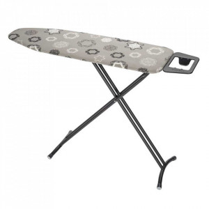 Masa de calcat gri/neagra din metal Classic Wenko