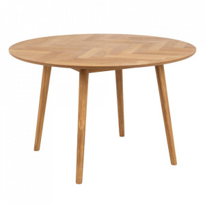 Masa dining din lemn maro 120 cm Nagano Quiet Object