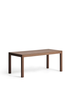 Masa dining extensibila maro inchis din lemn 100x210(270) cm Narevi Kave Home