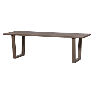 Masa dining exterior maro din lemn 87x240 cm Bear Woood