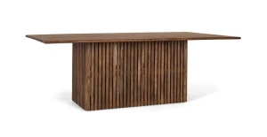 Masa dining maro din lemn 110x220 cm Lina Giner y Colomer