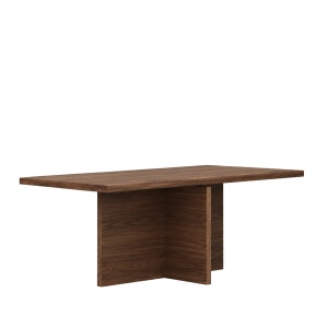 Masa dining maro inchis 90x180 cm Arrel Teulat