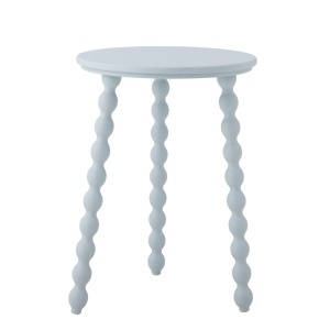 Masa laterala albastra din lemn 41 cm Salino Bloomingville