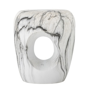 Masa laterala gri din ceramica 31x39 cm Bard Bloomingville
