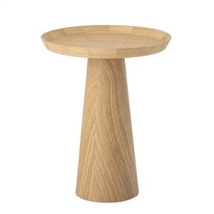 Masa laterala maro din lemn 44 cm Luana Bloomingville