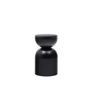 Masa laterala neagra din metal 30 cm Rachel Kave Home