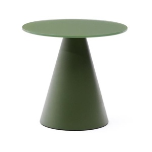 Masa laterala verde din metal 35 cm Wilshire Kave Home