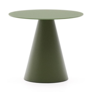 Masa laterala verde din metal 50 cm Wilshire Kave Home