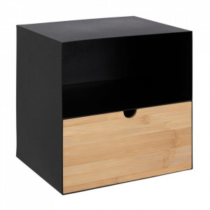 Noptiera pentru perete din bambus Joliet Art Quiet Object