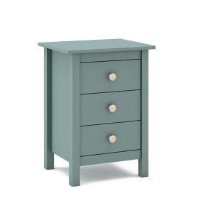 Noptiera verde petrol din lemn Max 3D Quiet Object