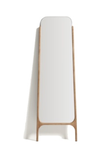 Oglinda de podea dreptunghiulara din lemn 59x198 cm Aremi Kave Home