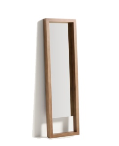 Oglinda de podea dreptunghiulara maro din lemn 52x181 cm Vatro Kave Home