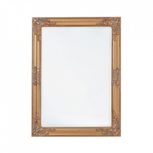 Oglinda dreptunghiulara aurie din lemn 62x82 cm Miro Bizzotto