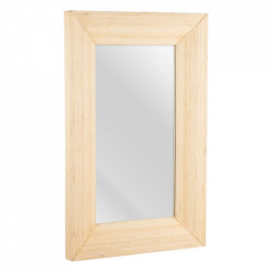 Oglinda dreptunghiulara maro din ratan 75x115 cm Vik The Home Collection