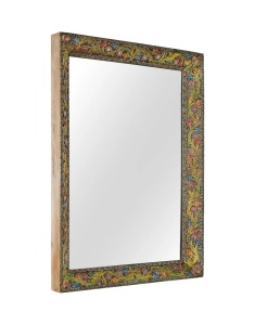 Oglinda dreptunghiulara multicolora din lemn 76x101 cm Jungle Giner y Colomer