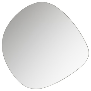 Oglinda neagra din metal 59x60 cm Philou Woood