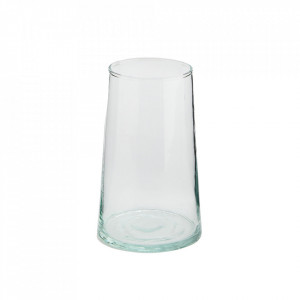 Pahar transparent din sticla reciclata 7x12 cm Beldi Madam Stoltz