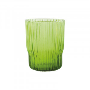Pahar verde din sticla 8x10 cm Barke LifeStyle Home Collection