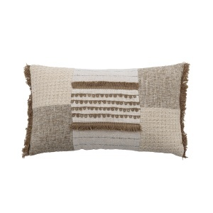 Perna dreptunghiulara bej/maro din fibre naturale 30x50 cm Cinta Bloomingville