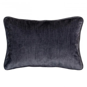 Perna dreptunghiulara gri din catifea 30x45 cm Sierra The Home Collection