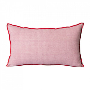 Perna dreptunghiulara roz din fibre naturale 30x50 cm Quai HKliving
