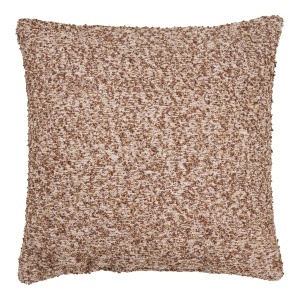 Perna patrata din fibre sintetice maro/bej 45x45 cm Lamu House Nordic