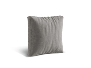 Perna patrata gri deschis din textil 65x65 cm Martina Micadoni