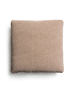 Perna patrata maro din fibre sintetice 60x60 cm Blok Chenille Kave Home