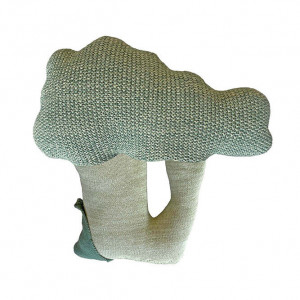 Perna pentru copii verde din bumbac 35x35 cm Brucy Lorena Canals