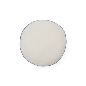 Perna rotunda alba/albastra din fibre 45 cm Saya Kave Home
