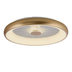 Plafoniera aurie din metal Vertigo L Zuma Line