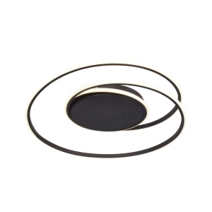 Plafoniera neagra din metal Zephyra Zuma Line