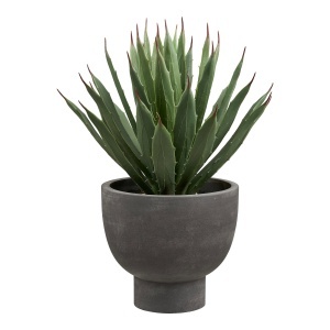Planta artificiala din fibre sintetice verzi 41 cm Agave House Nordic