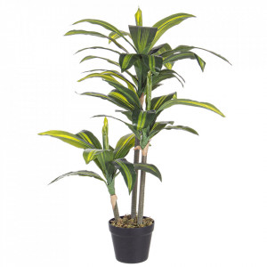 Planta artificiala verde din plastic 88 cm Dracanea Bizzotto