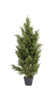 Planta artificiala verde/neagra din fibre sintetice 120 cm Cypress Bizzotto