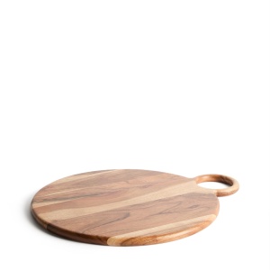 Platou pentru servire maro din lemn 36x43 cm Dalme Kave Home