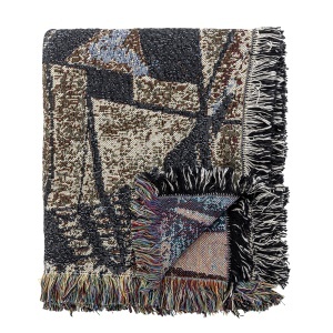 Pled multicolor din bumbac 130x160 cm Rahul Bloomingville